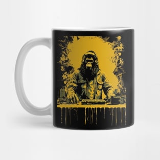 Bigfoot DJ | Funny Retro EDM Festival Bigfoot Mug